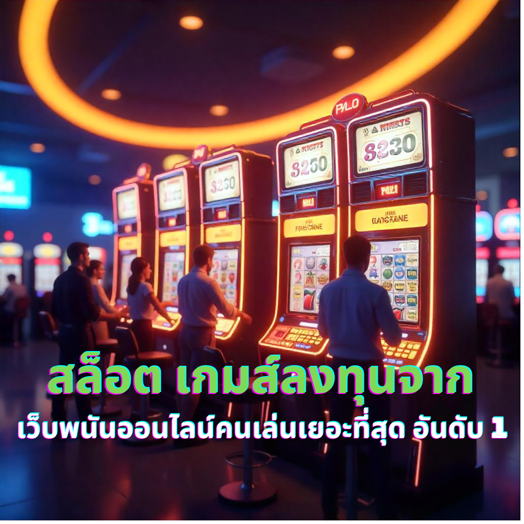สล็อต เกมส์ลงทุนจาก เว็บพนันออนไลน์คนเล่นเยอะที่สุด อันดับ 1